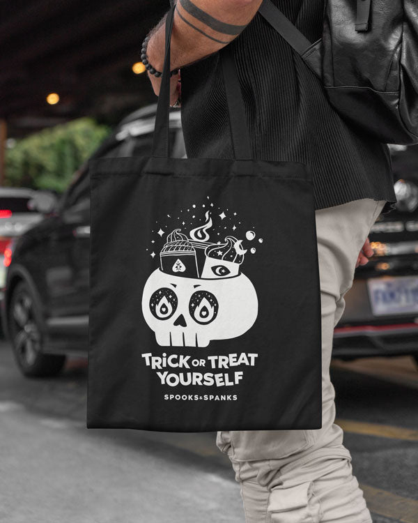 Trick or Treat Yourself tote bag