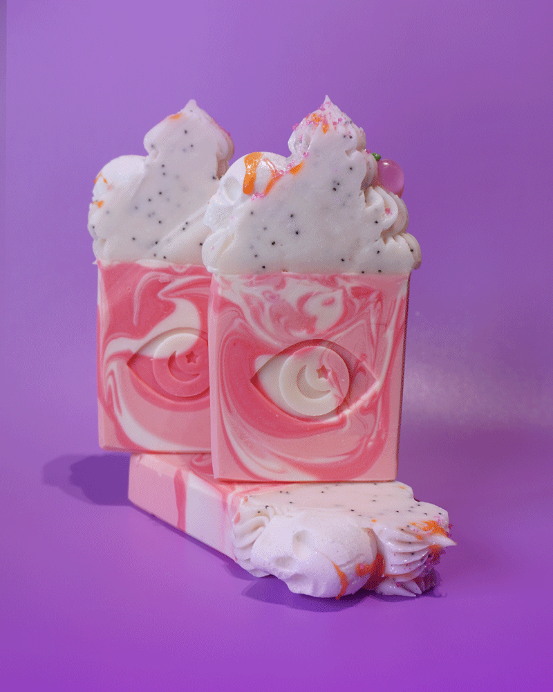 Peaches & Scream Frosted Charmed Soap Bar