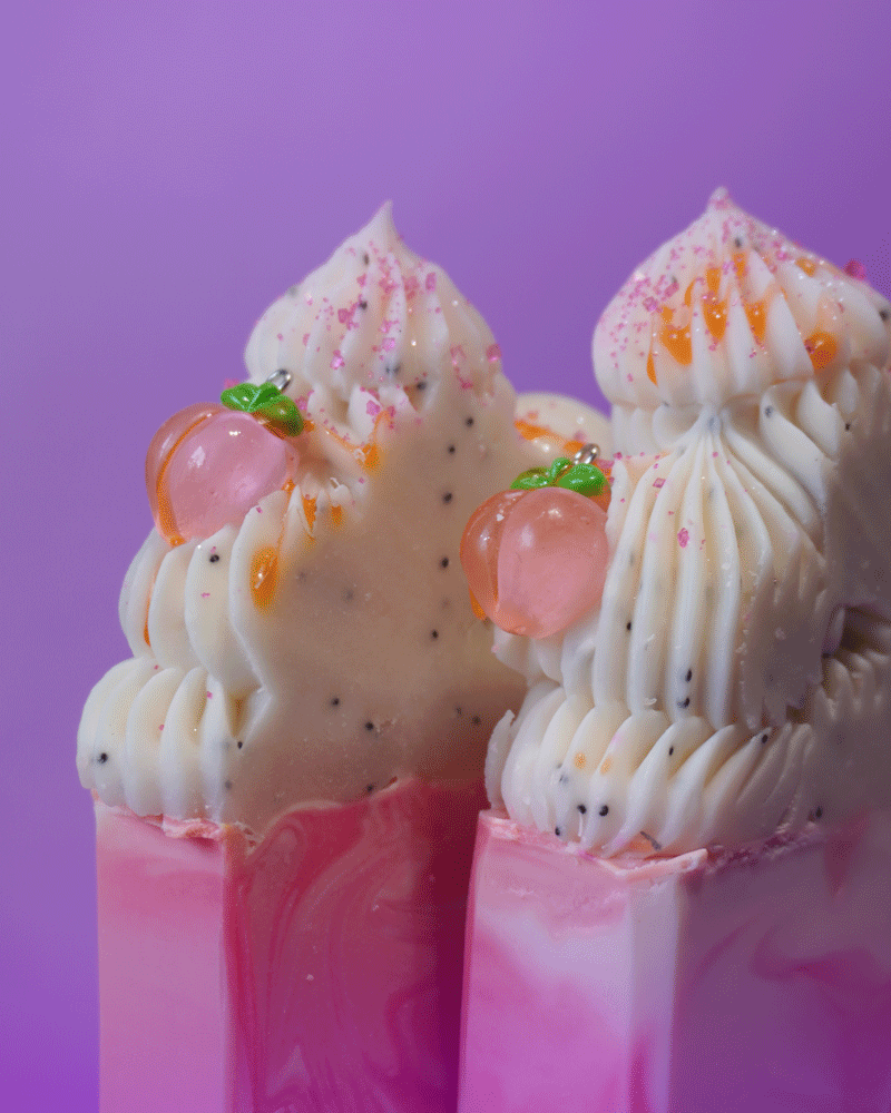 Peaches & Scream Frosted Charmed Soap Bar