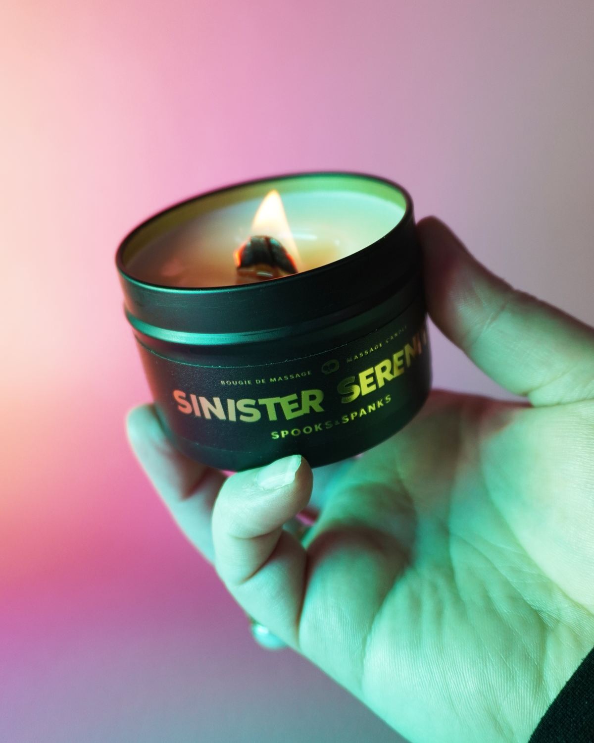Sinister Serenity - Eucalyptus + Fresh Rain Massage Candle