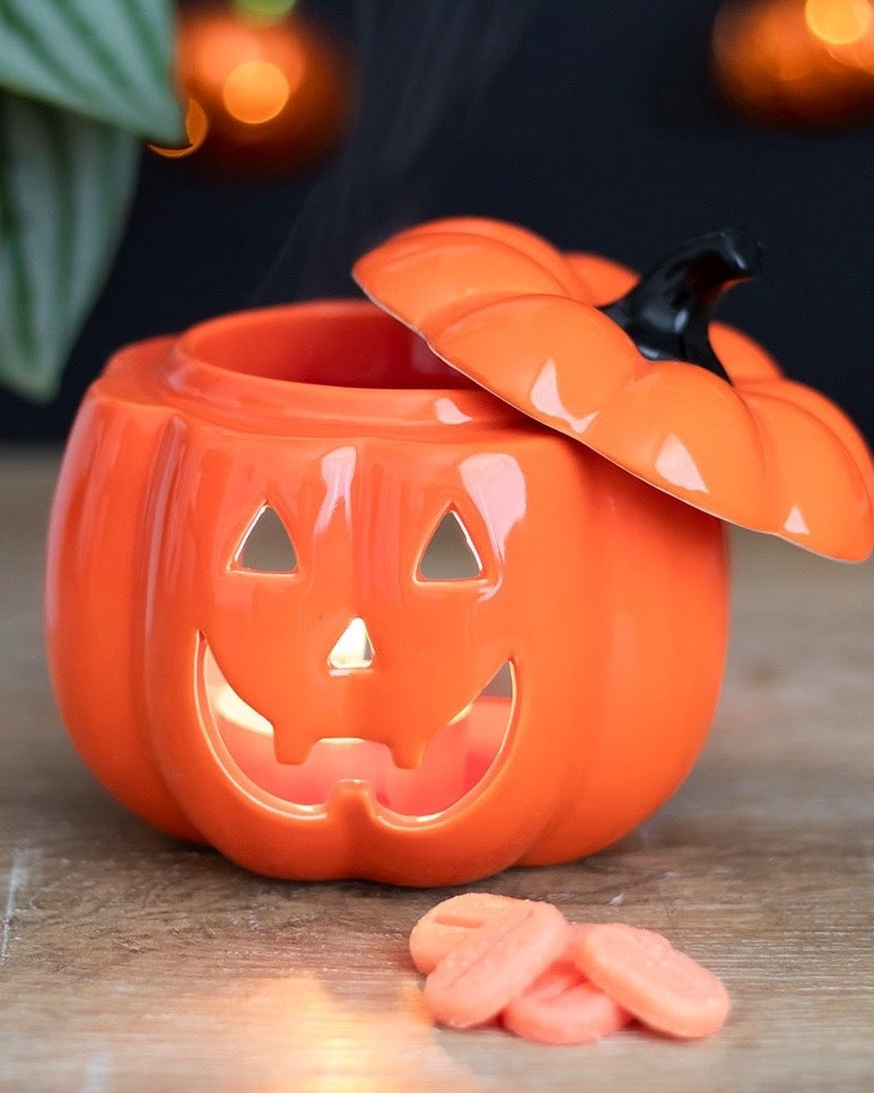 Orange Jack-O-Lantern Wax Melter