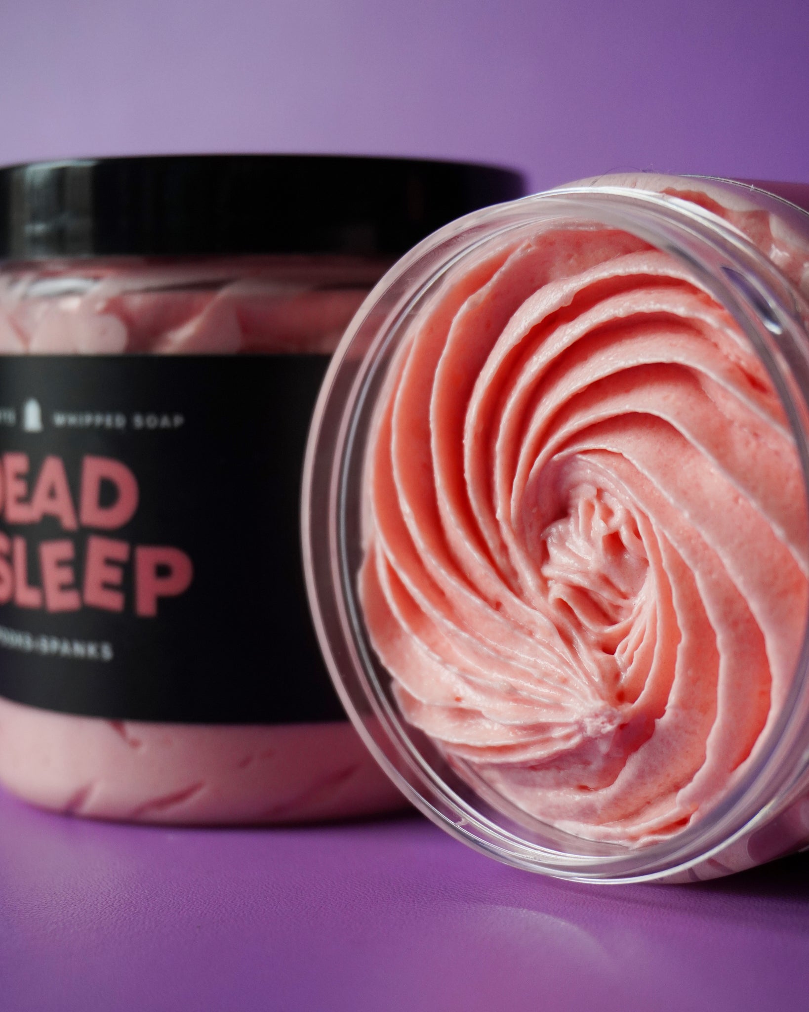 Dead Asleep Whipped Soap - Spruce + Empress peach