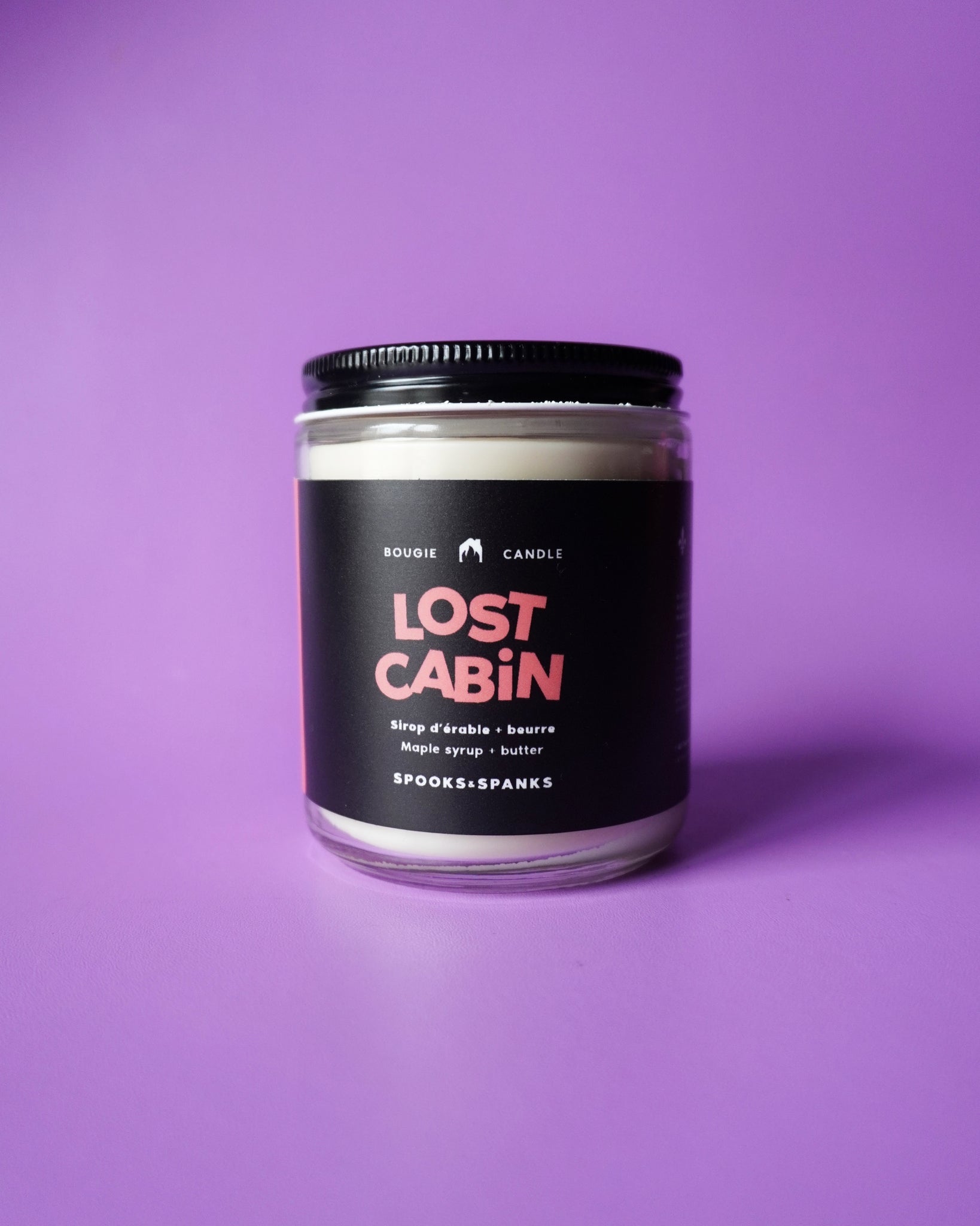 Sirop d’érable Lost Cabin + Bougie au beurre