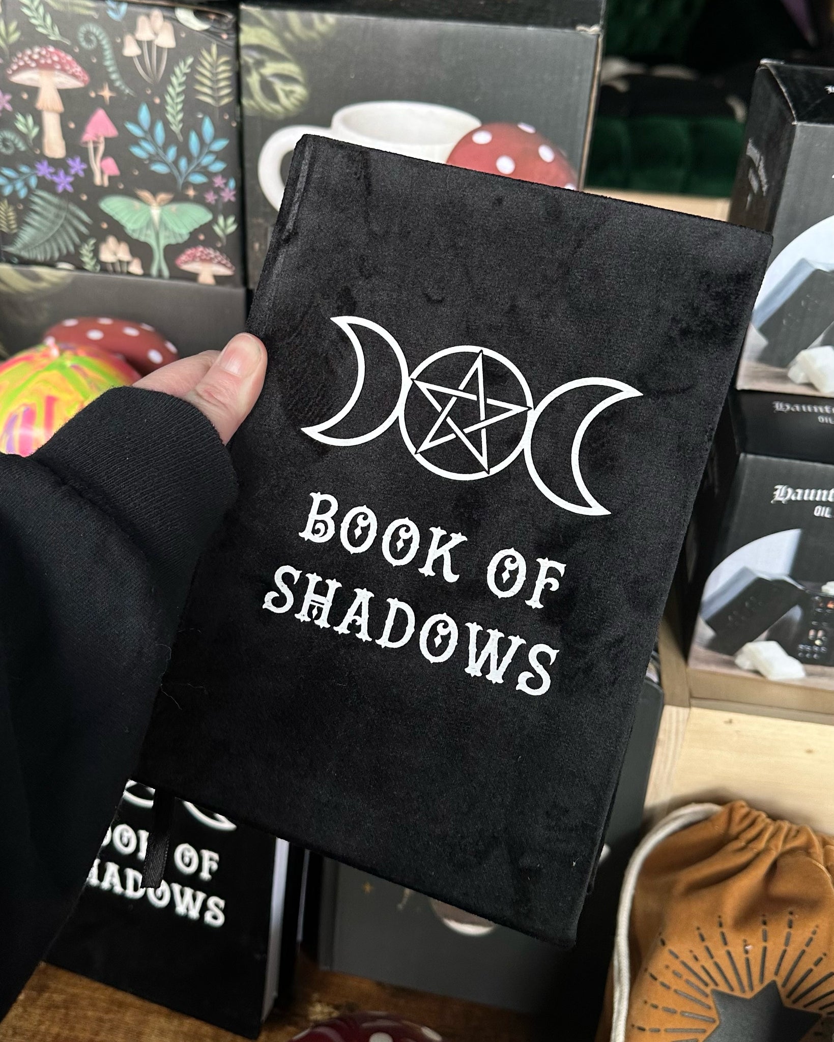 Book of Shadows velvet A5 Notebook