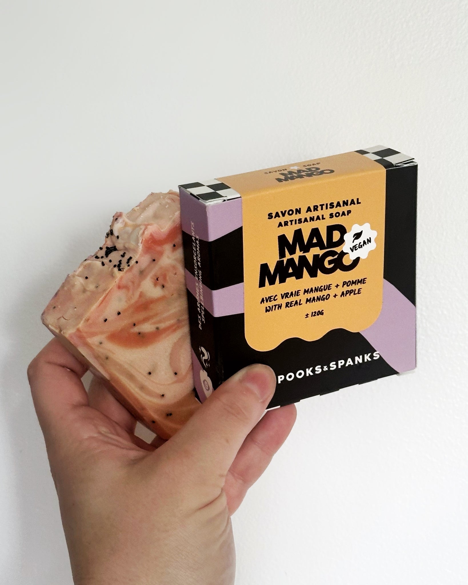 Mad Mango barre de savon à la vraie mangue