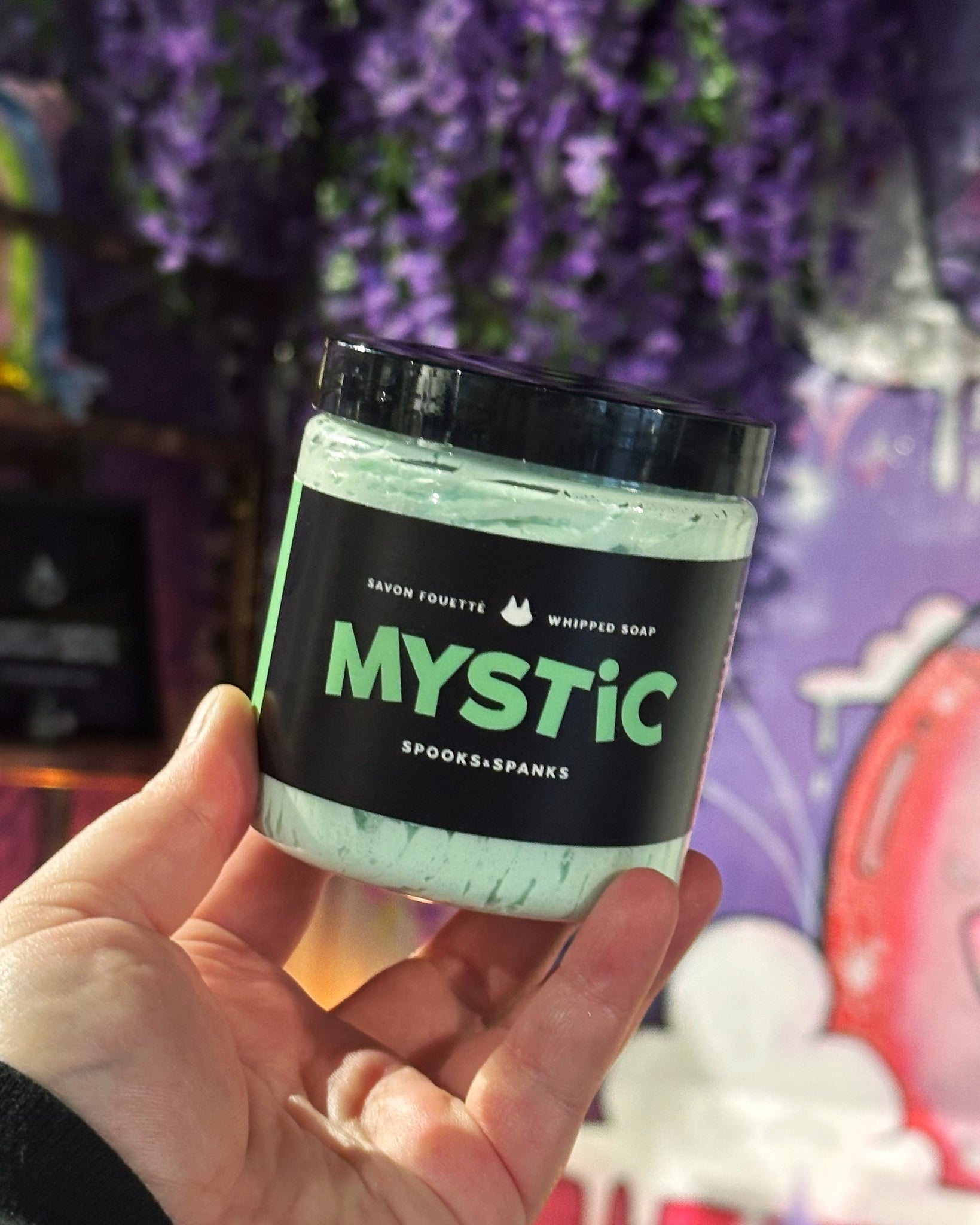 Mystic Lime + Raspberry + Vanilla whipped soap