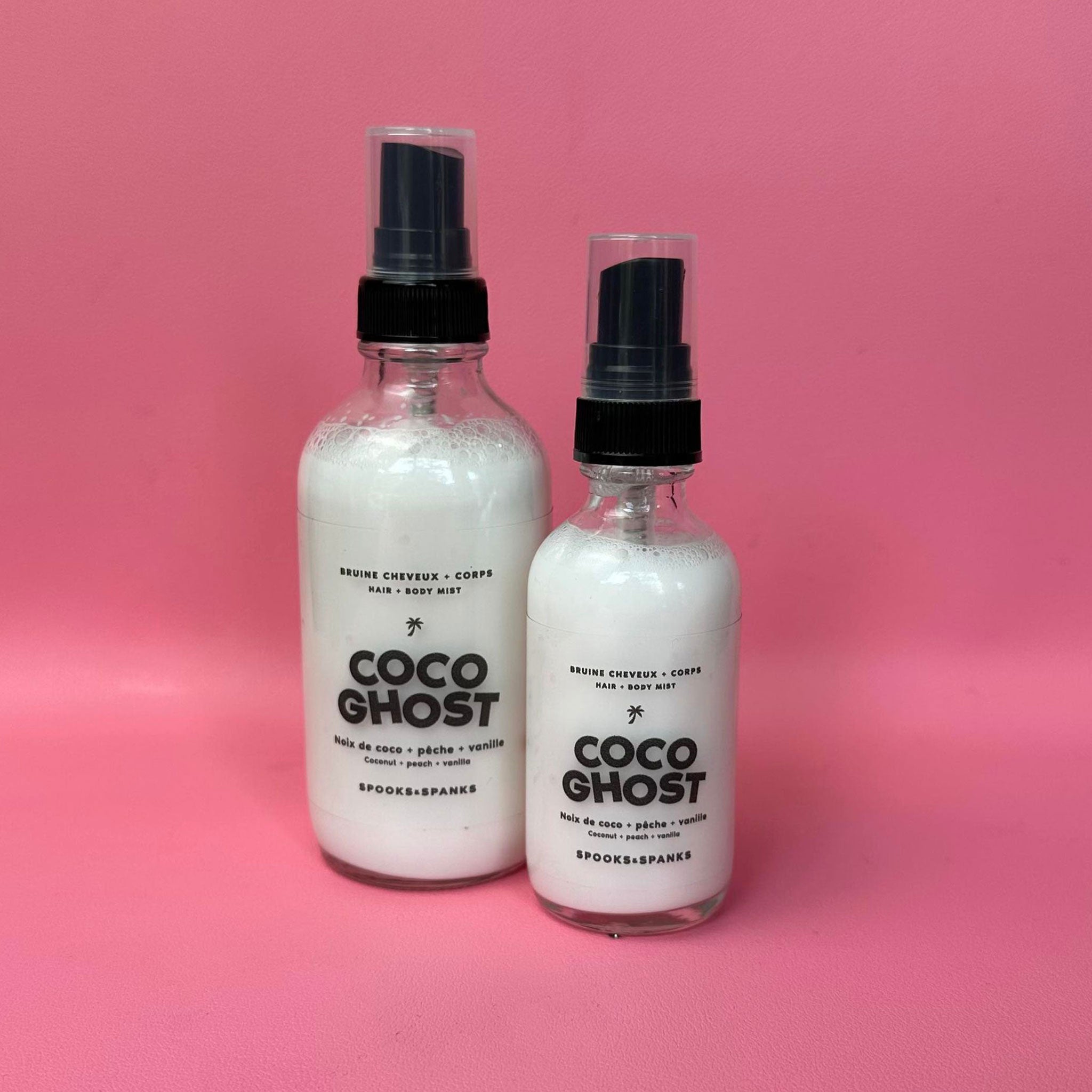 Bruine corps et cheveux Coco Ghost coco + pêche + vanille 