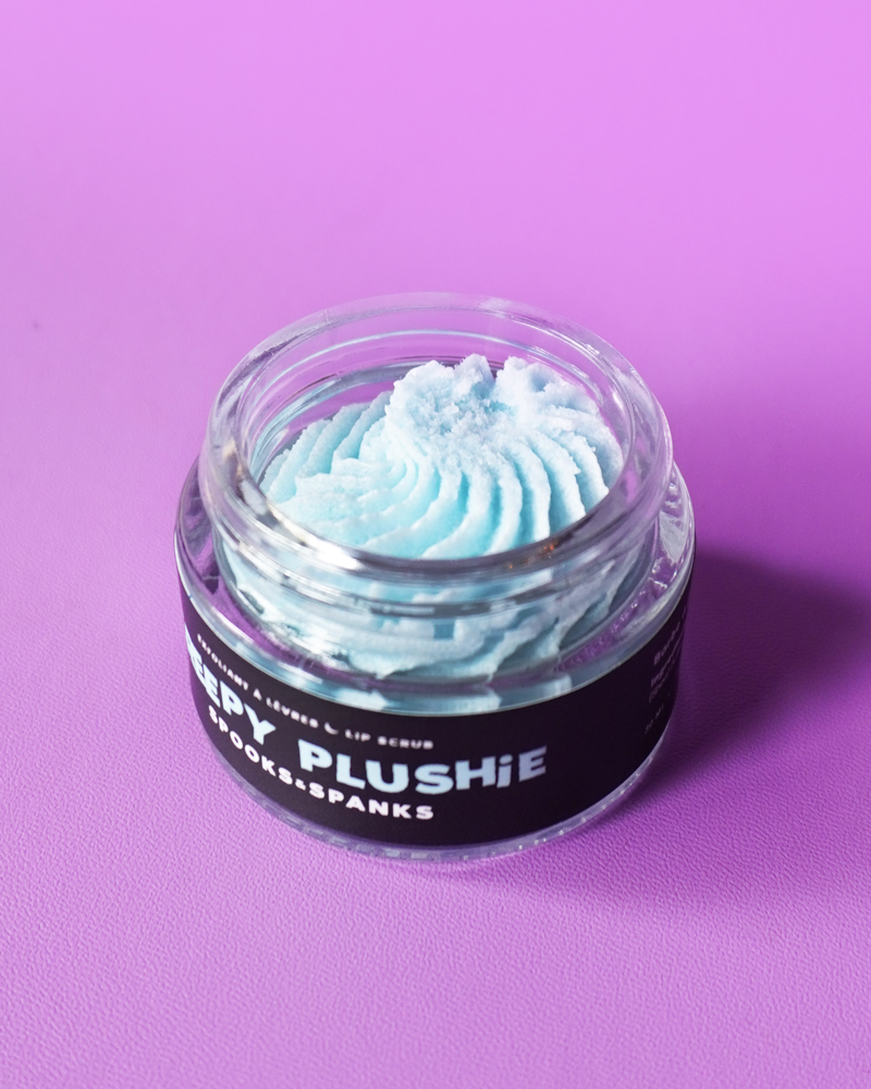 Creepy Plushie Cotton Candy Lip Scrub