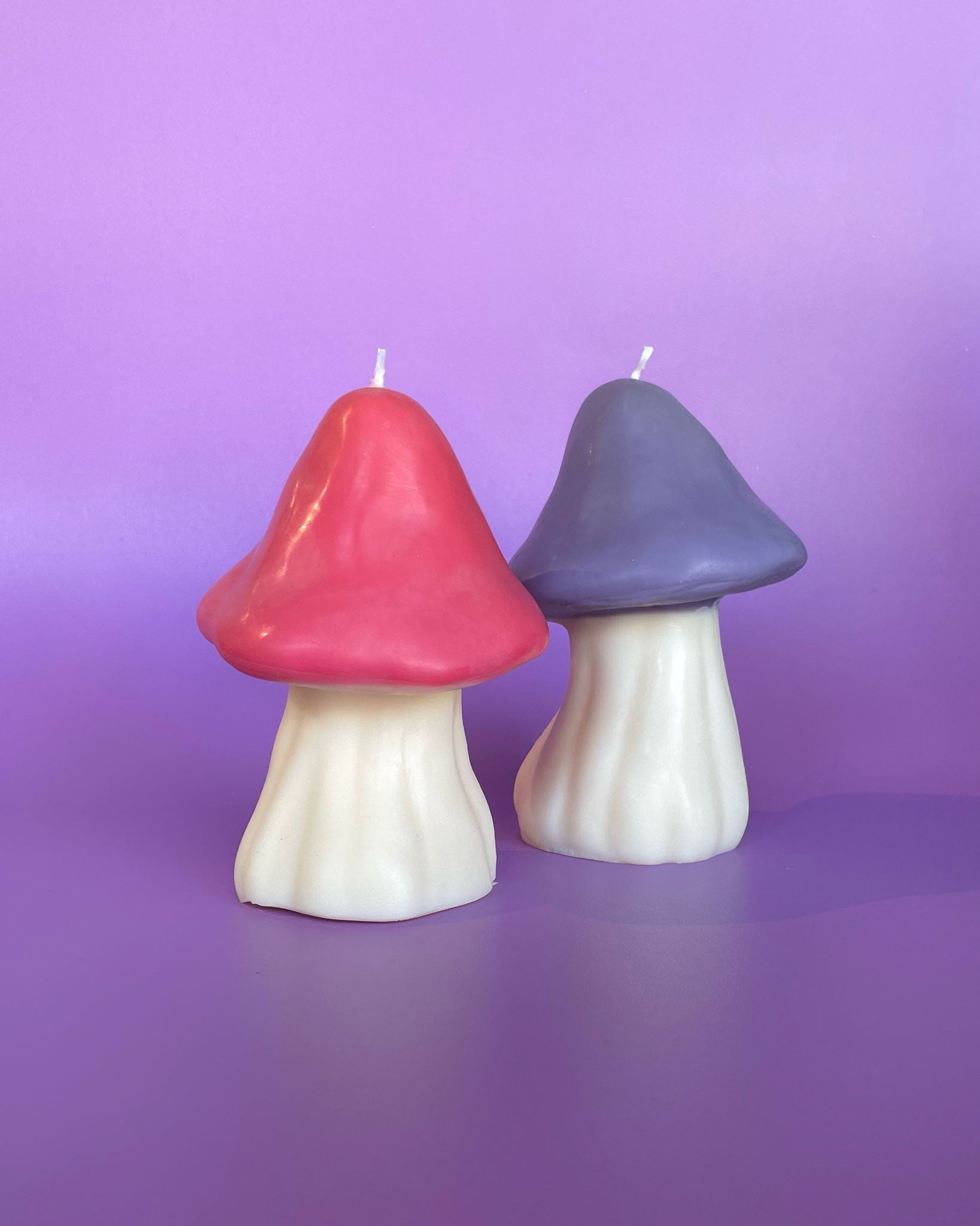 Cute mushroom candle