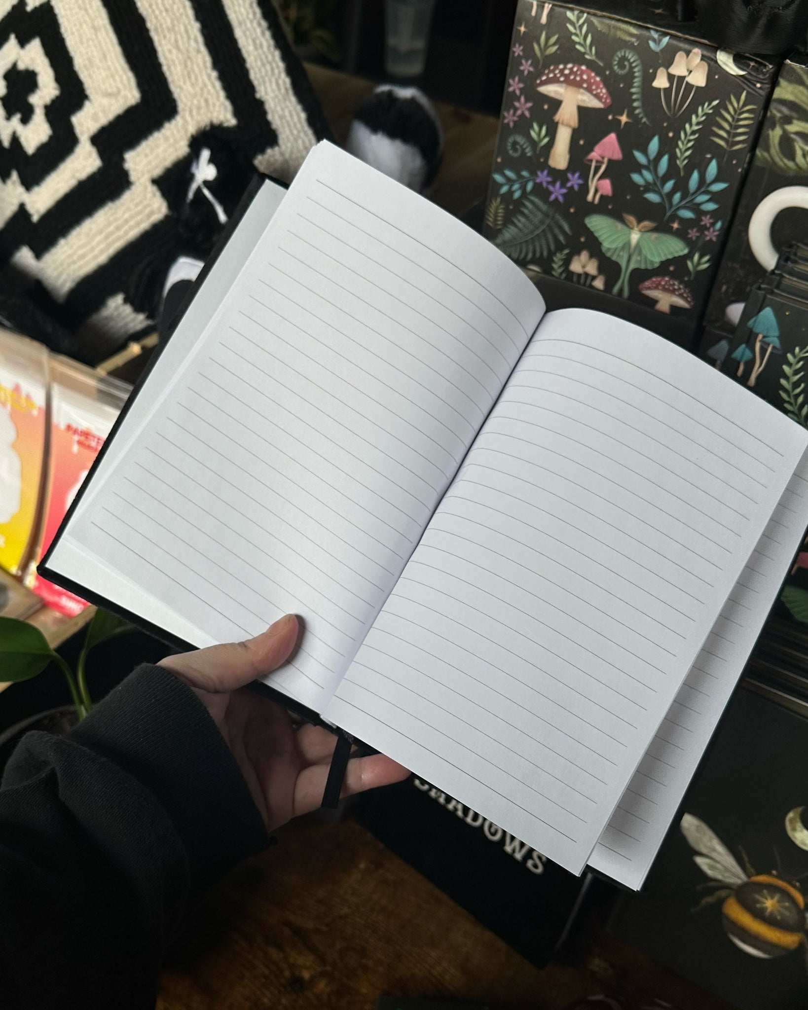 Book of Shadows velvet A5 Notebook