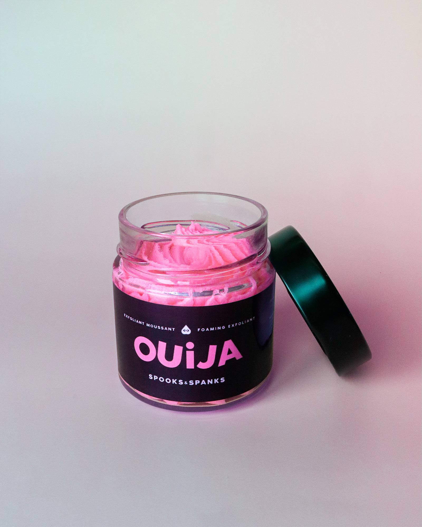 Ouija foaming exfoliant - Peach + cherry blossom