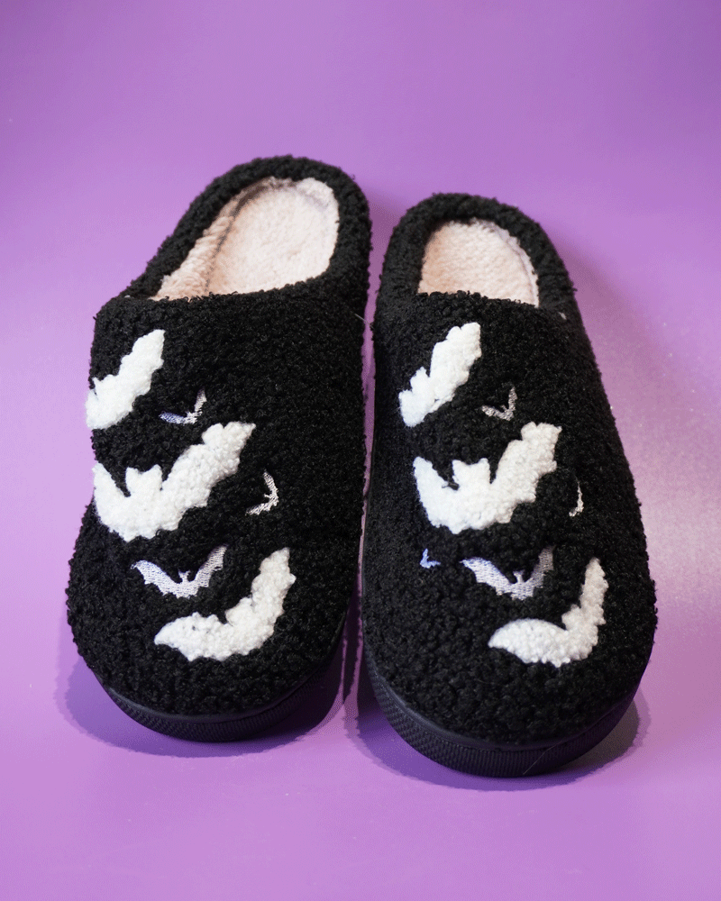 Flock of Bats Slippers