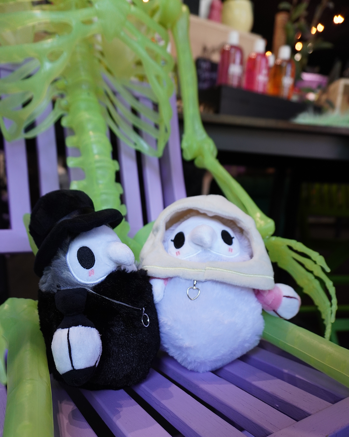 Glow in the Dark Plague Nurse & Doctor Plushies