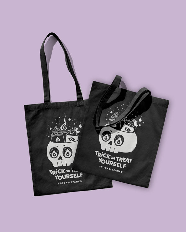 Trick or Treat Yourself tote bag