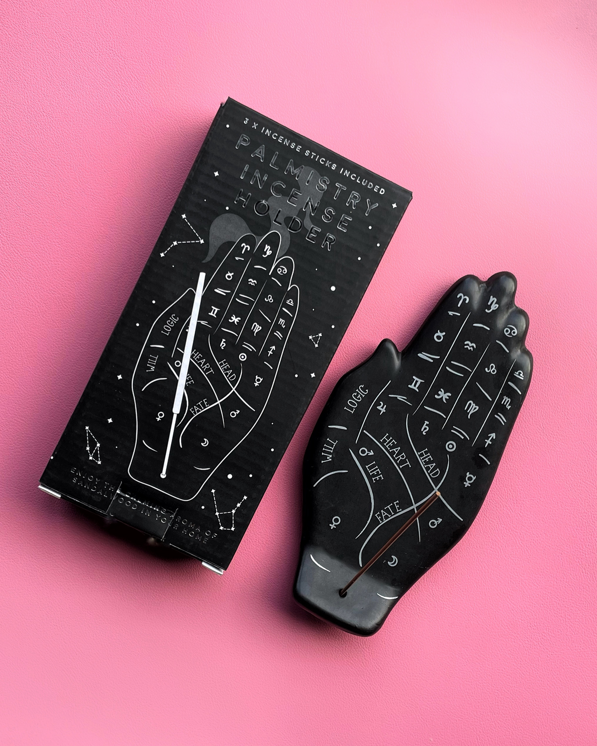 Palmistry incense burner