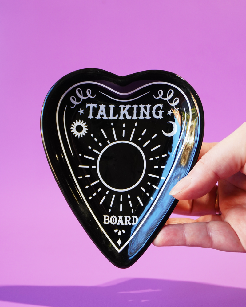 Ceramic planchette trinket dish