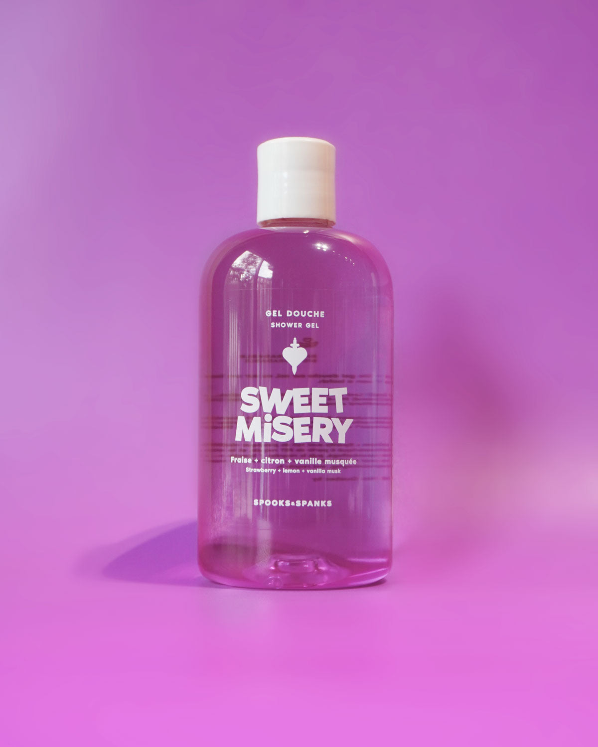 Sweet Misery Lemon + Strawberry + Vanilla Musk Shower Gel