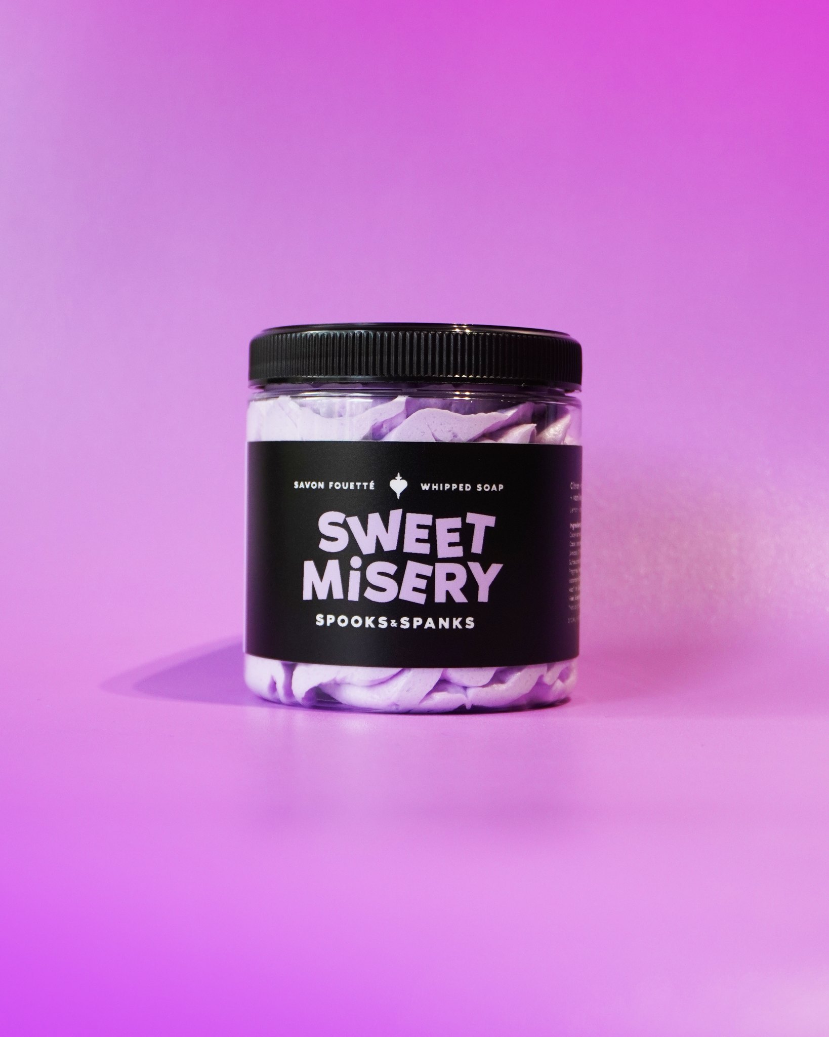 Sweet Misery strawberry + lemon + vanilla musk whipped soap