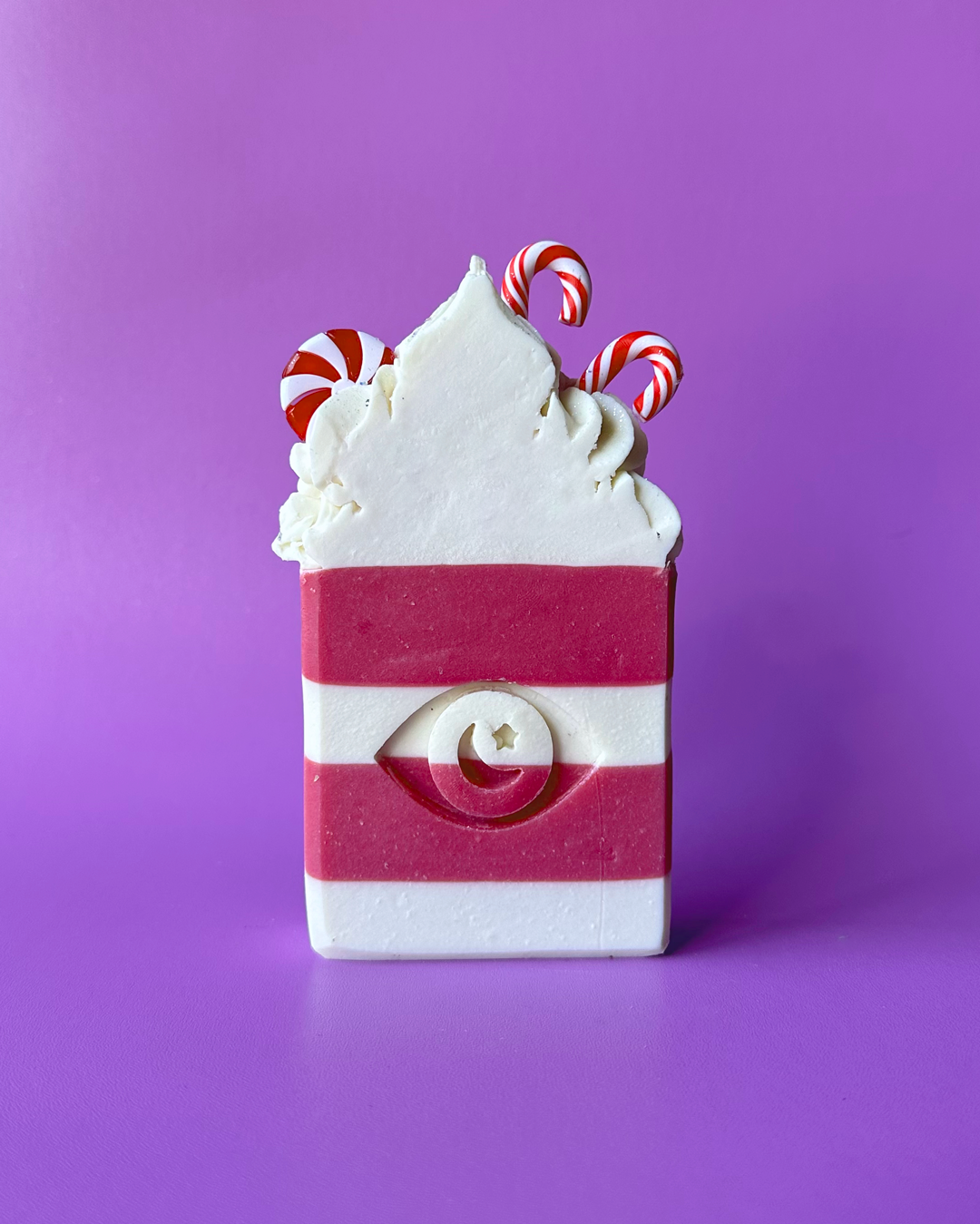 Candy Lane  Soap Bar - Sweet mint + vanilla