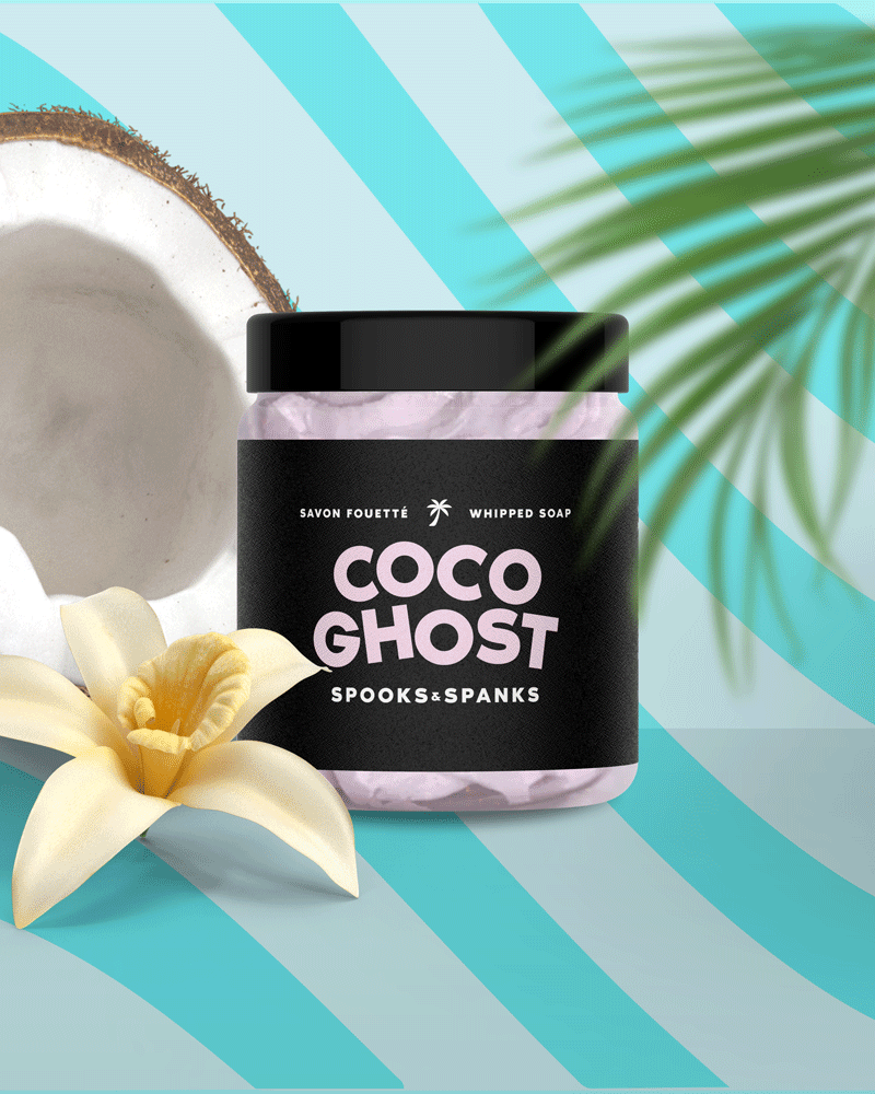 Savon Fouetté Coco Ghost - coco + pêche + vanille