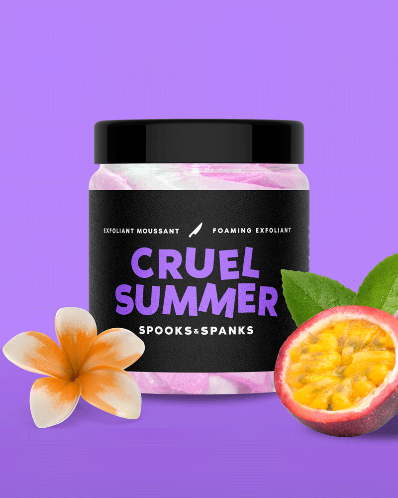 Cruel Summer  Foaming Scrub - Passionfruit + Exotic flowers