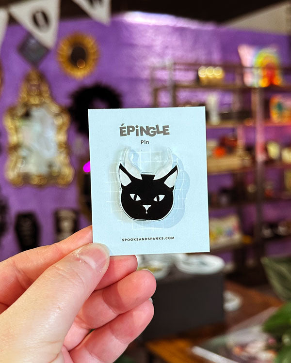 Demon Cat pin