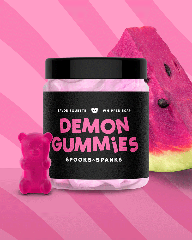 Savon fouetté Demon Gummies - pastèque + citron