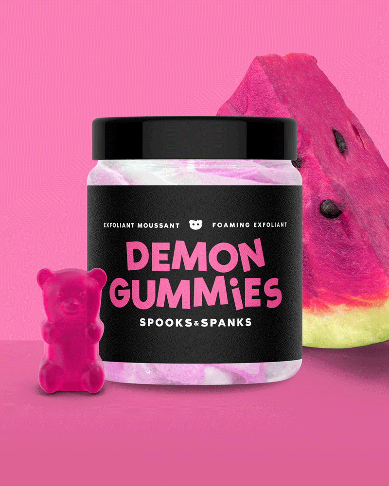 Gommage Moussant Demon Gummies - Pastèque + Citron