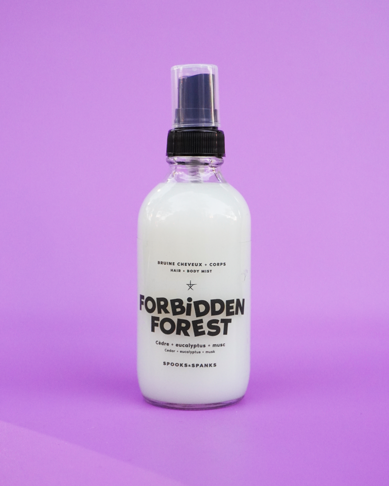 Brume corps + cheveux Forbidden Forest eucalyptus + cèdre + musc