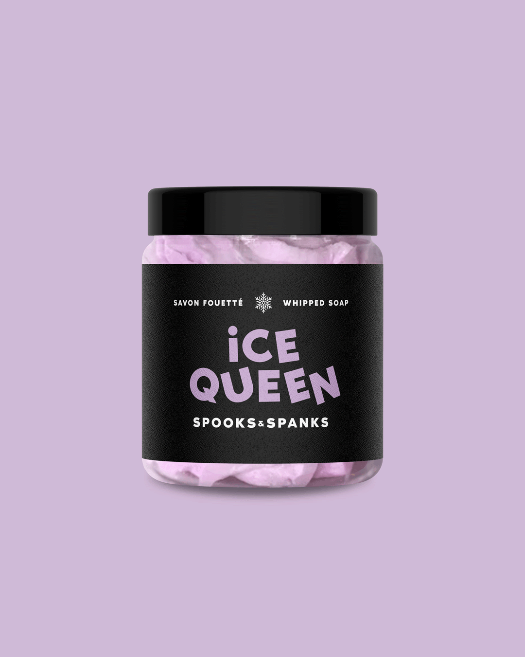 Savon fouetté Ice Queen sucre rose + sapin baumier