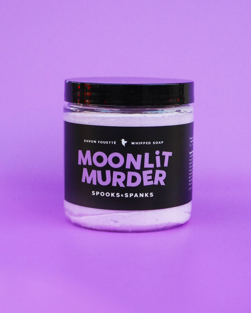 Moonlit Murder Whipped Soap - Plum + Apricot + Nectarine + Vanilla