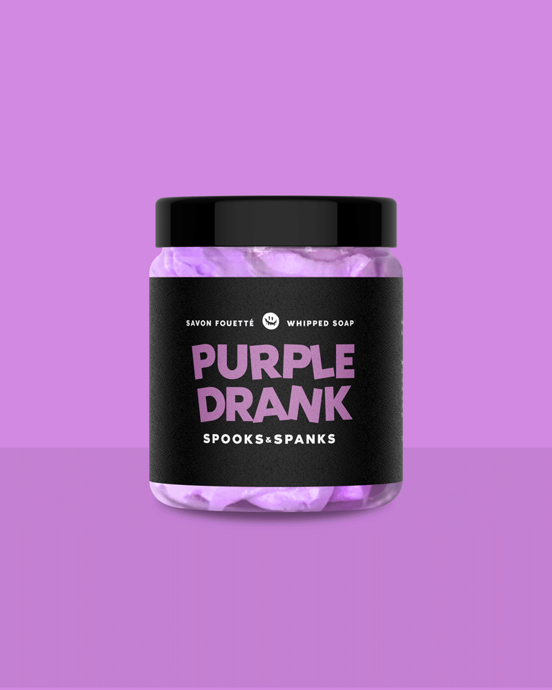 Purple Drank Whipped Soap - Black Raspberry + Vanilla