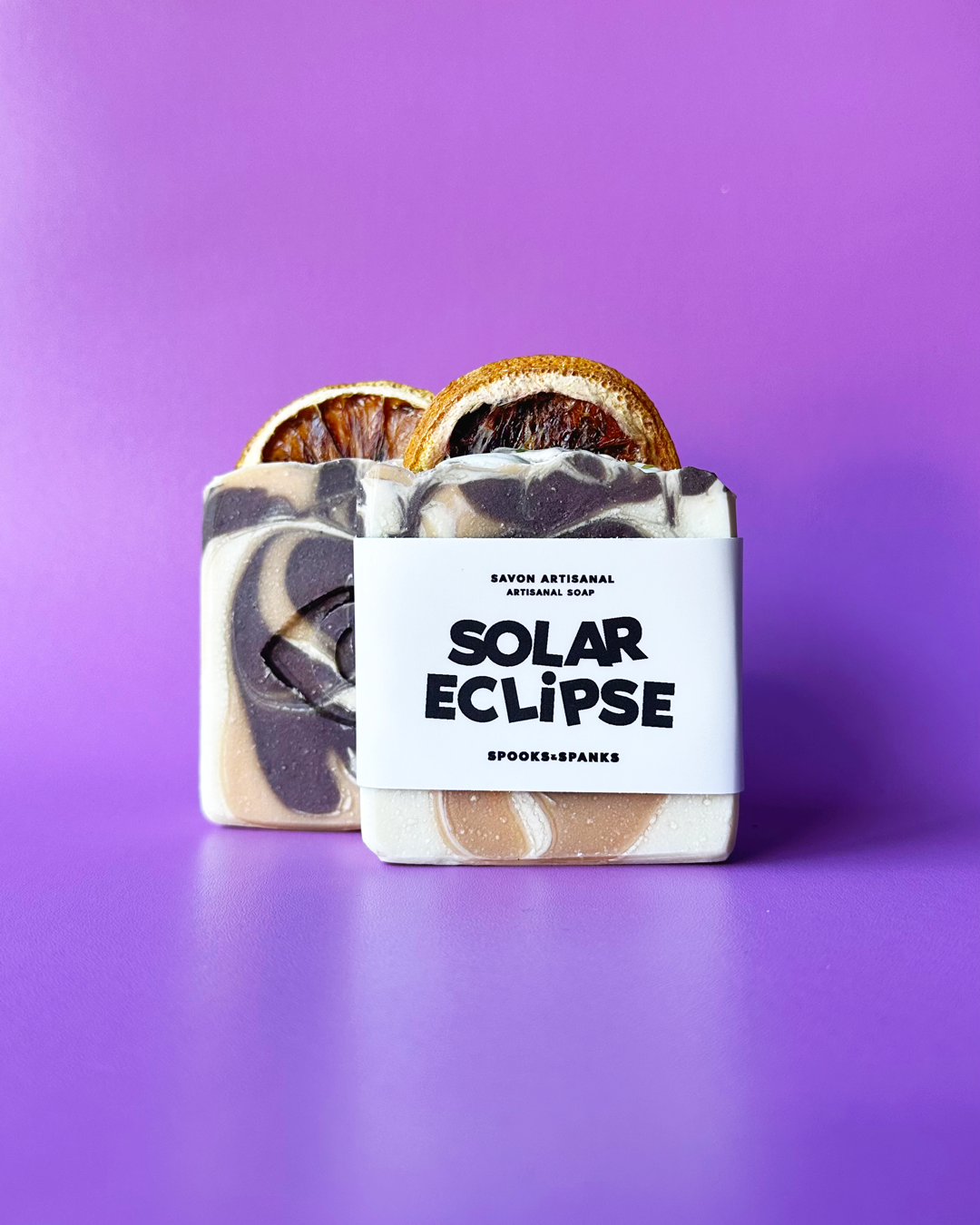 Solar Eclipse Soap Bar - Tangerine + Real honey + Cranberry
