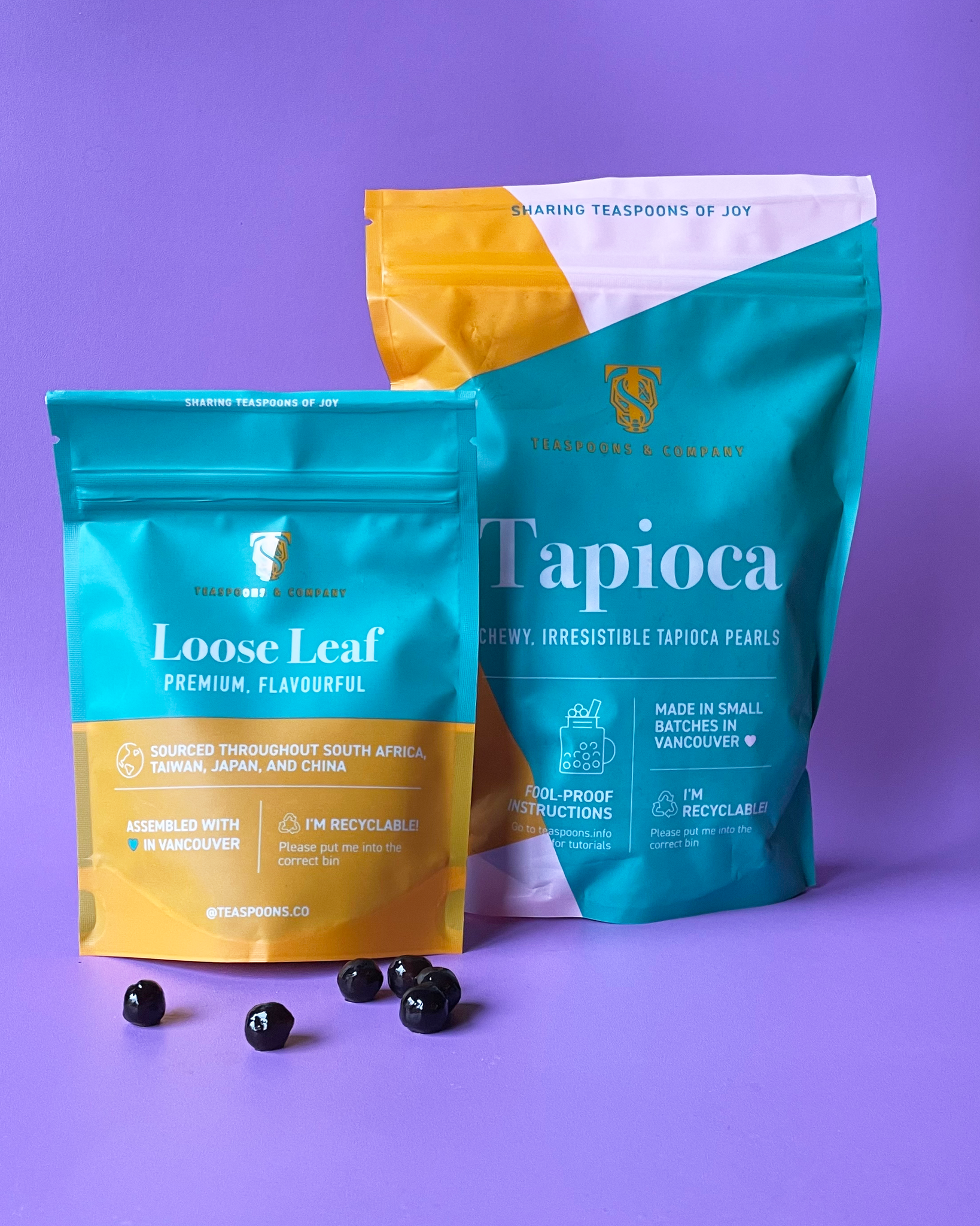 Roasted Oolong boba tea kit