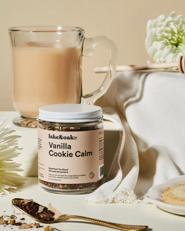 Vanilla Cookie Calm Superfood Tea Blend