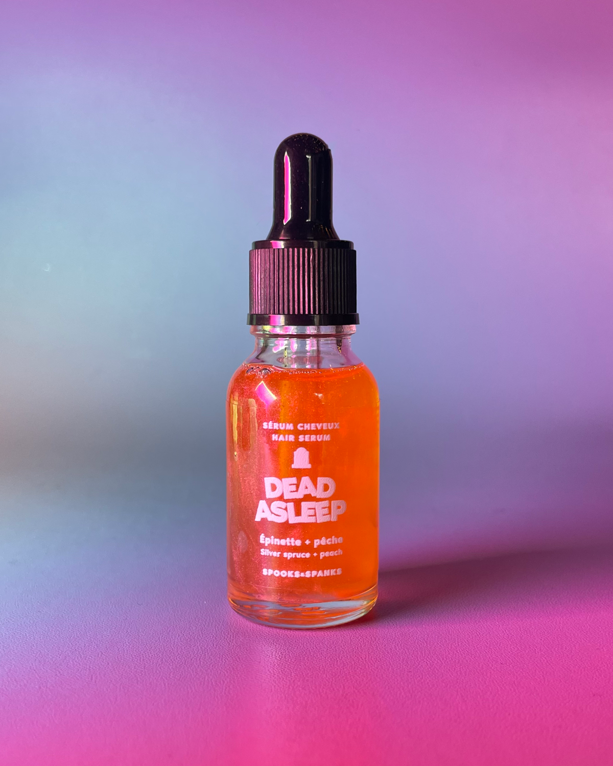 Dead Asleep silver spruce + peach Hair Serum
