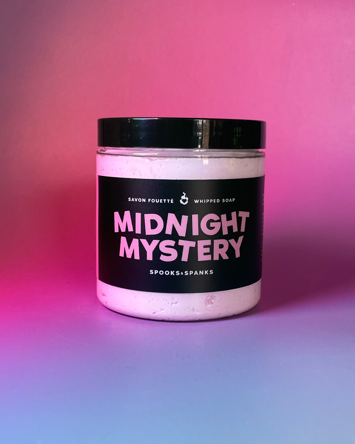 Savon fouetté Midnight Mystery pêche blanche + ylang-ylang + champagne