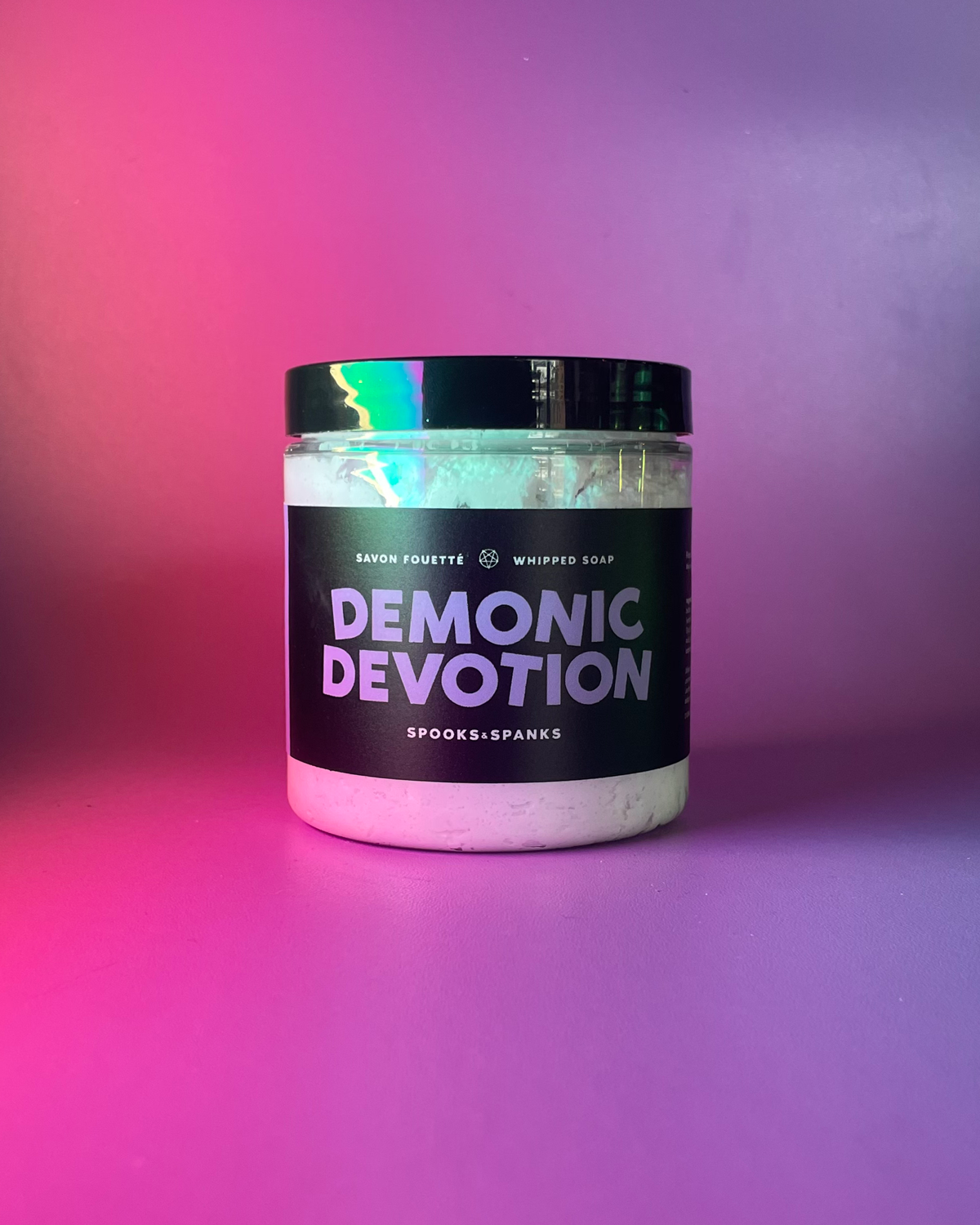 Demonic Devotion baja blossom + vanilla cashmere whipped soap