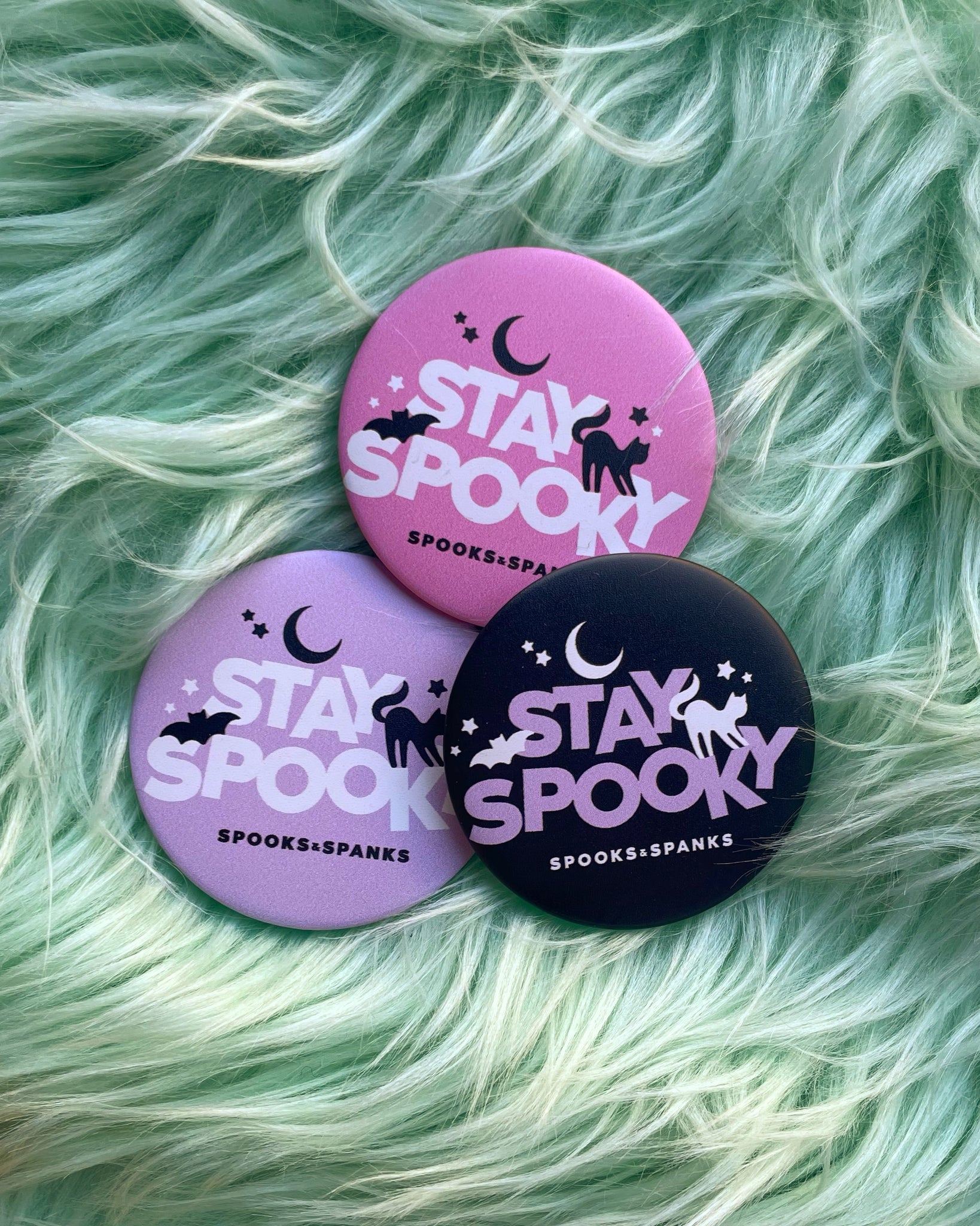 Stay Spooky pinback button
