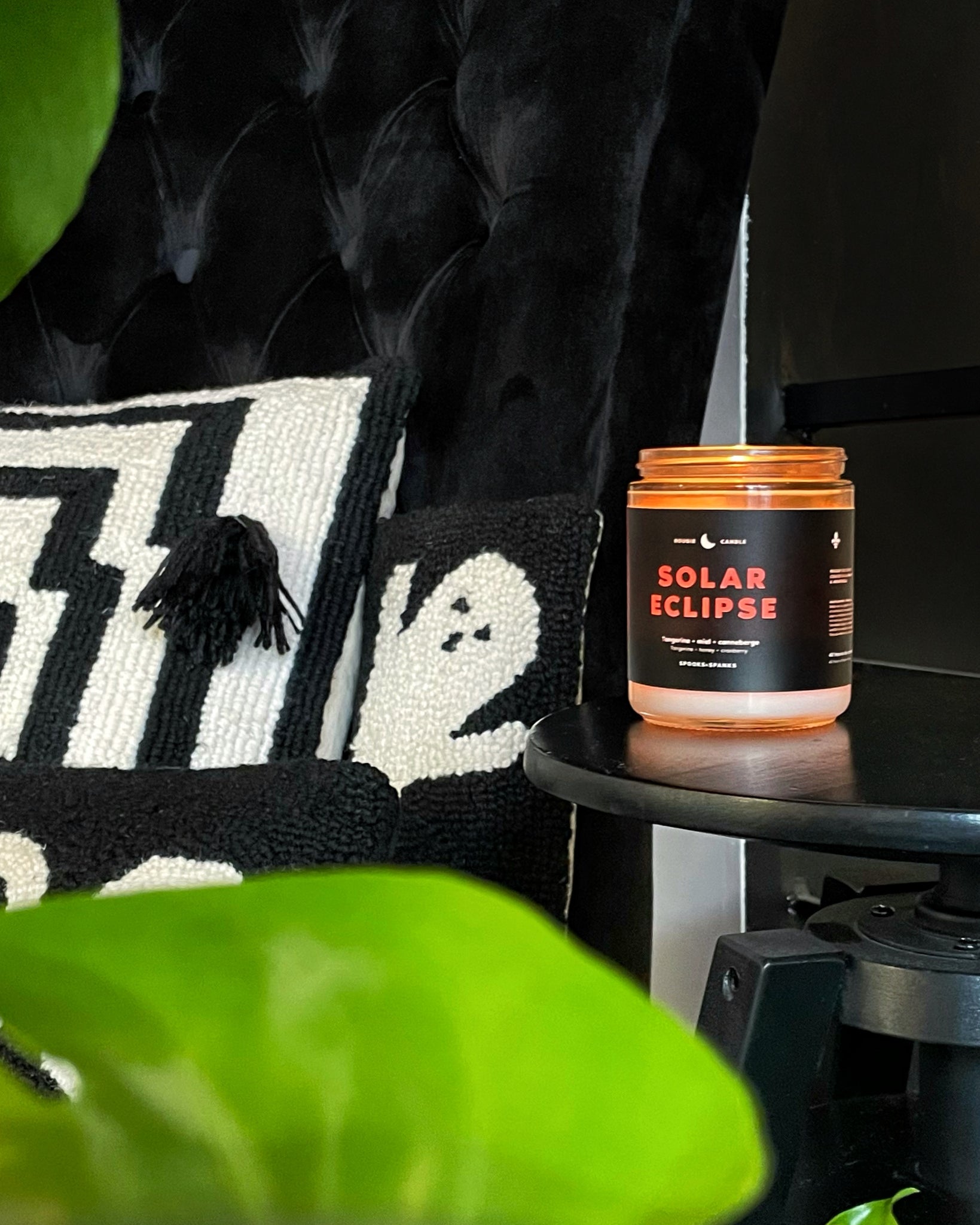 Solar Eclipse tangerine + honey + cranberry Candle