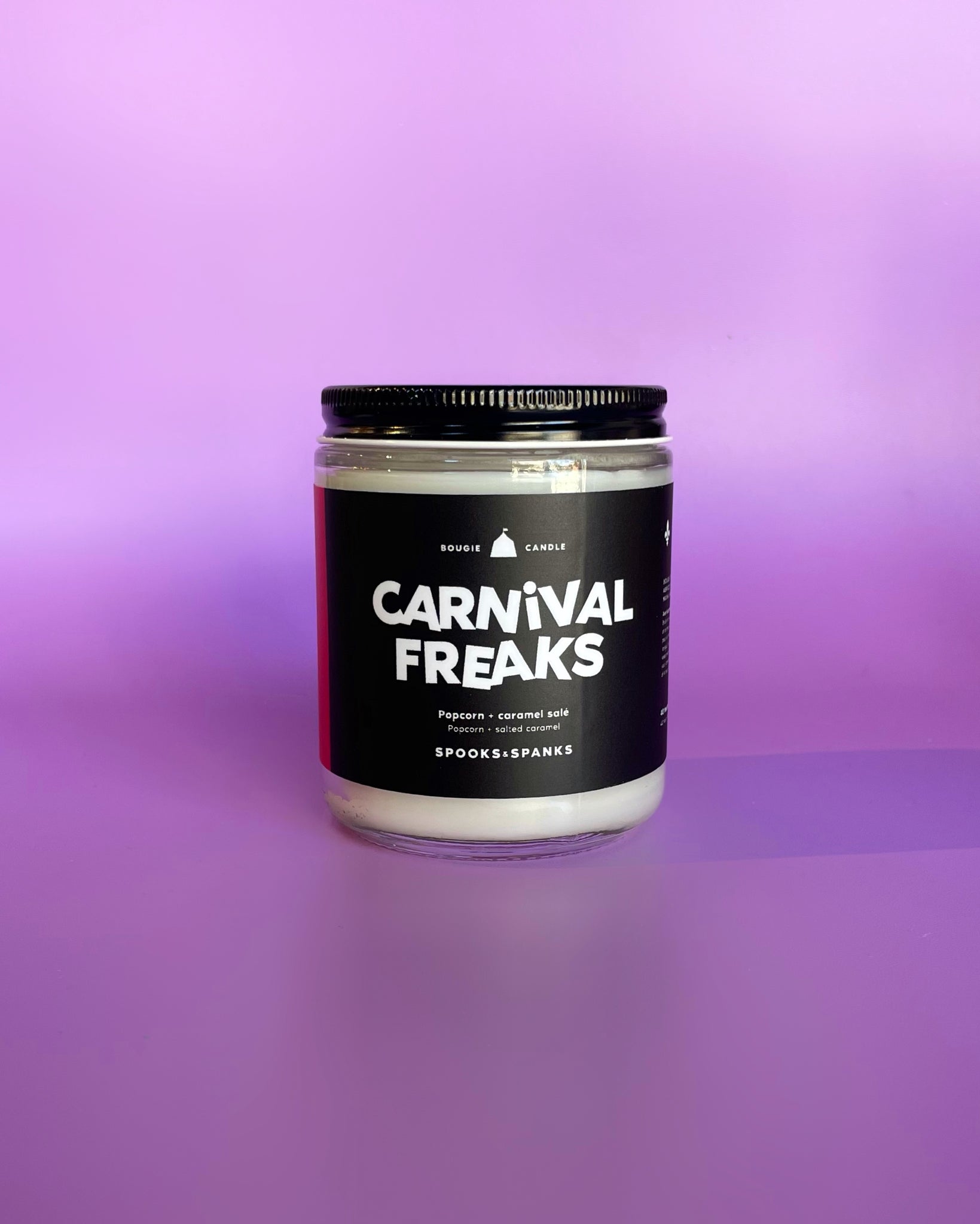 Carnival Freaks Popcorn + Salted Caramel Candle